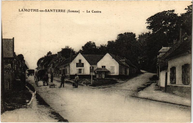 Carte postale ancienne Lamothe le centre