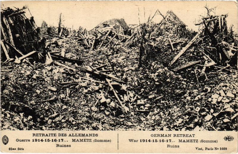 Carte postale ancienne Mametz