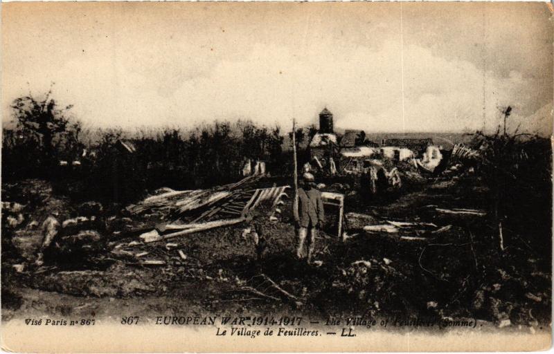 Carte postale ancienne Feuilleres