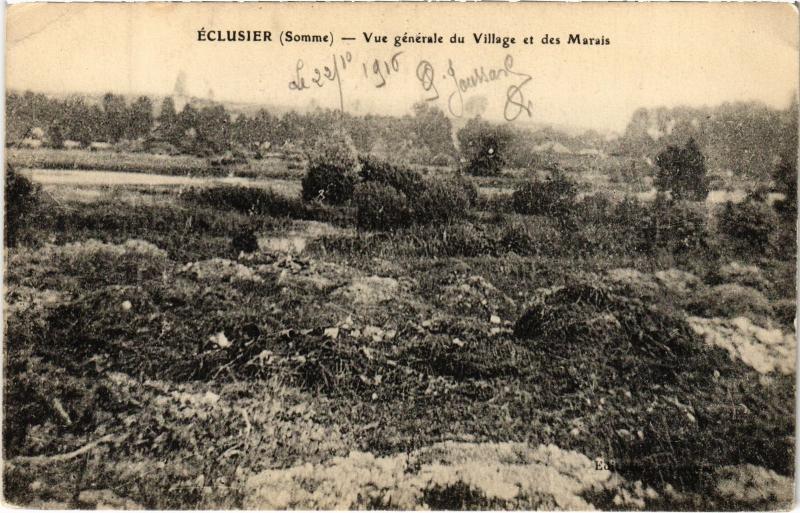 Carte postale ancienne Ecluiser vue generale