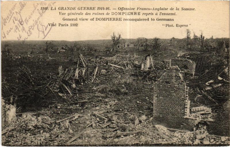 Carte postale ancienne Dompierre vue generale