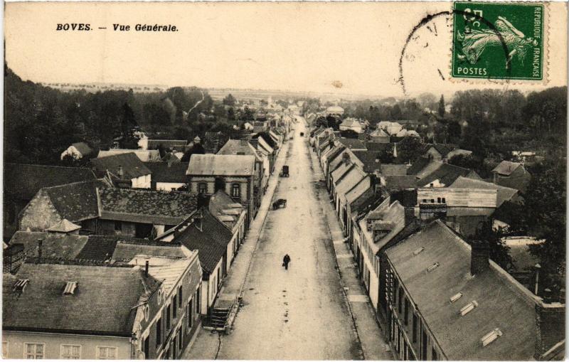 Carte postale ancienne Boves vue generale à Boves