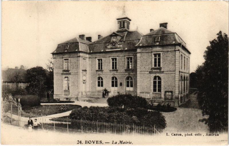 Carte postale ancienne Boves la Mairie à Boves