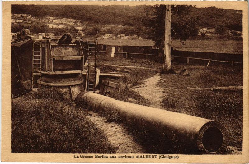Carte postale ancienne Chuignes la Bertha à Chuignes