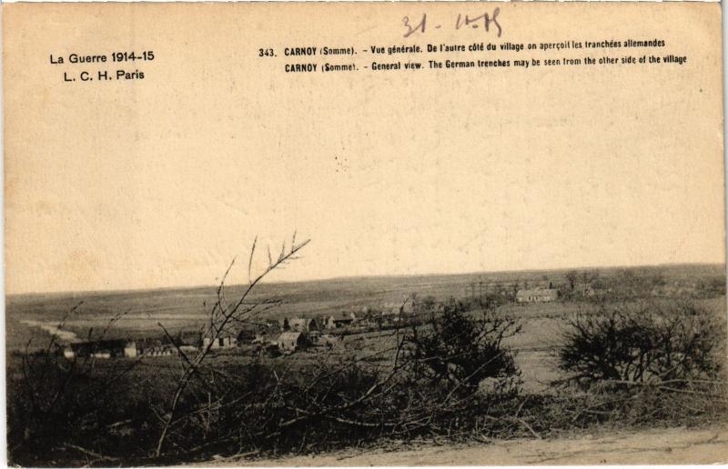 Carte postale ancienne Carnoy vue generale