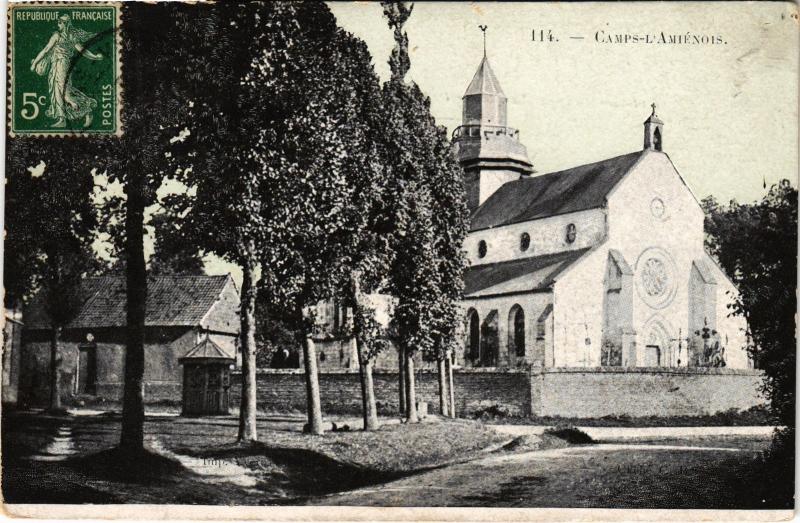 Carte postale ancienne Camps l'Amienois