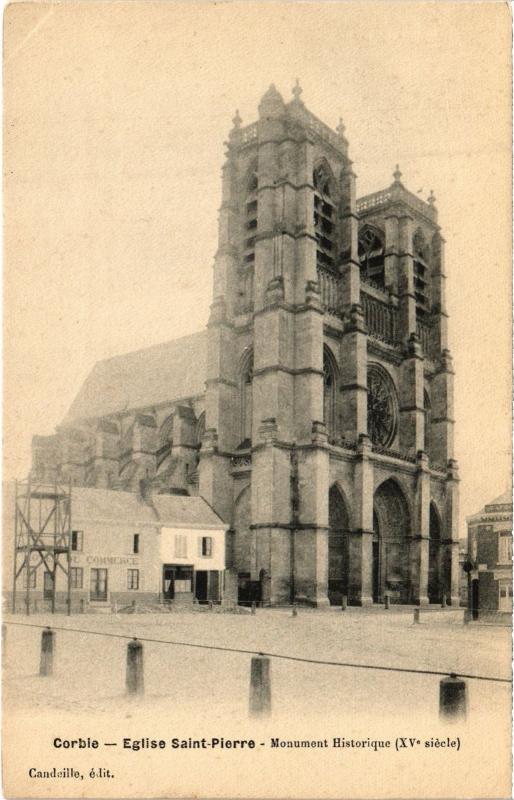 Carte postale ancienne Corbie Eglise Saint-Pierre à Corbie