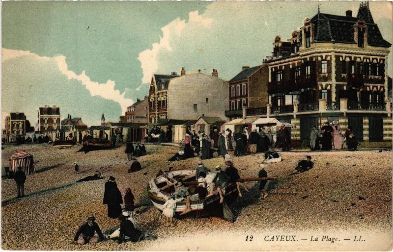 Carte postale ancienne Cayeux la plage