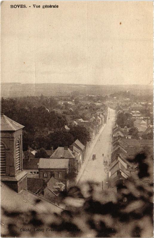 Carte postale ancienne Boves vue generale à Boves