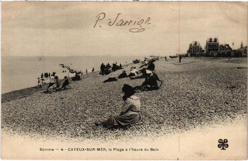 Carte postale ancienne Cayeux la plage