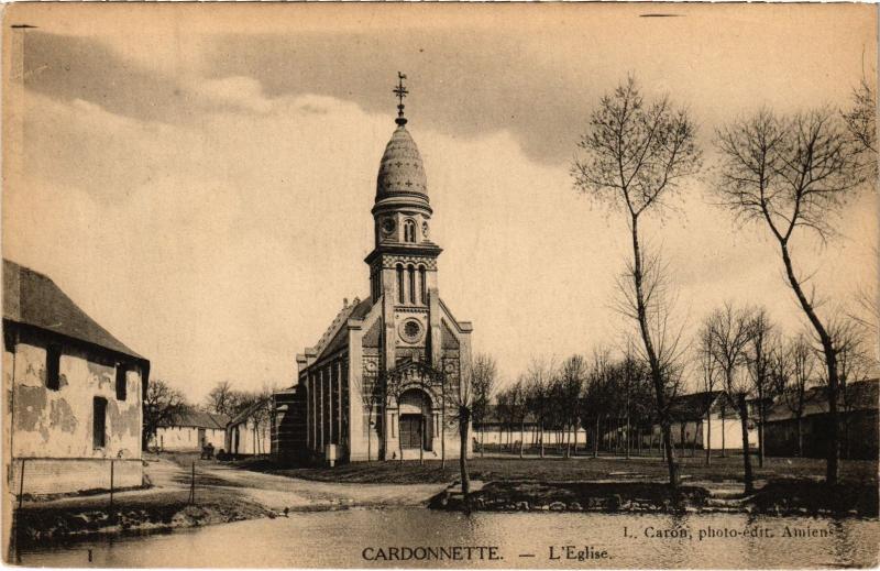 Carte postale ancienne Cardonette eglise