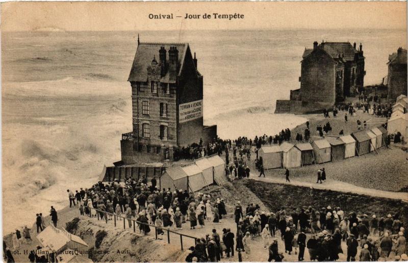 Carte postale ancienne Onival Jour de Tempete