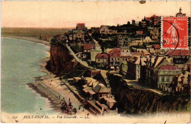 Carte postale ancienne Ault vue generale