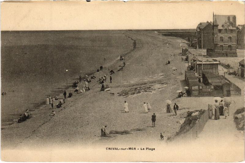 Carte postale ancienne Onival la plage