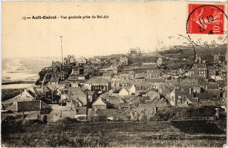 Carte postale ancienne Ault vue generale