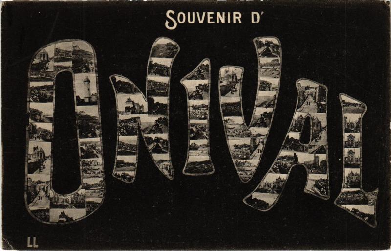 Carte postale ancienne Onival souvenir