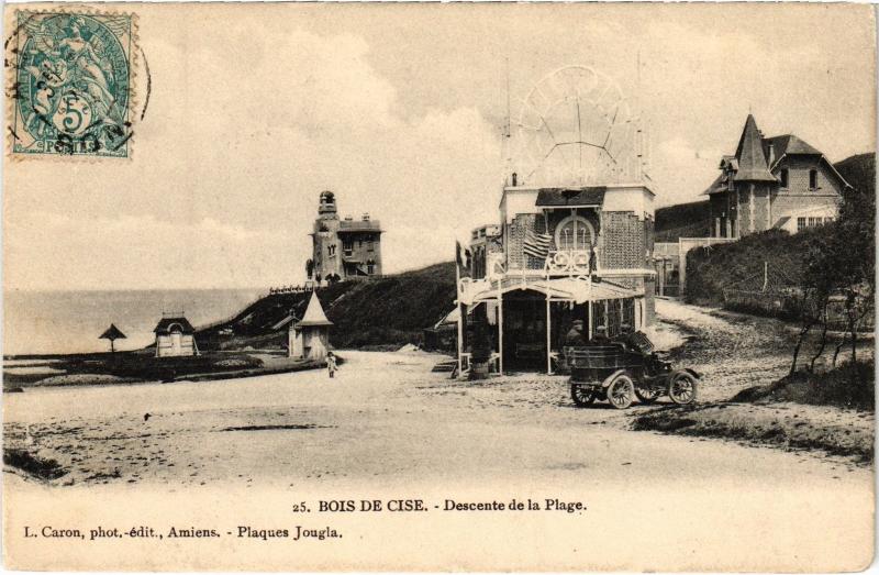 Carte postale ancienne Bois de Cise Descente de la plage