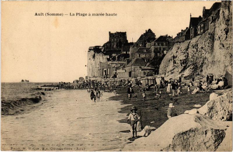 Carte postale ancienne Ault la plage