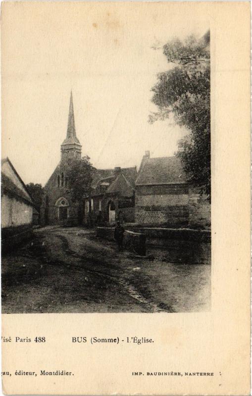 Carte postale ancienne Bus eglise