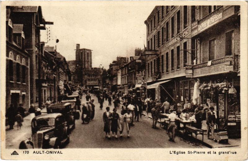 Carte postale ancienne Ault Eglise Saint-Pierre