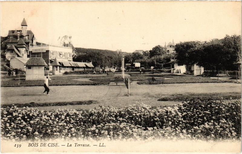 Carte postale ancienne Bois de Cise la terrasse