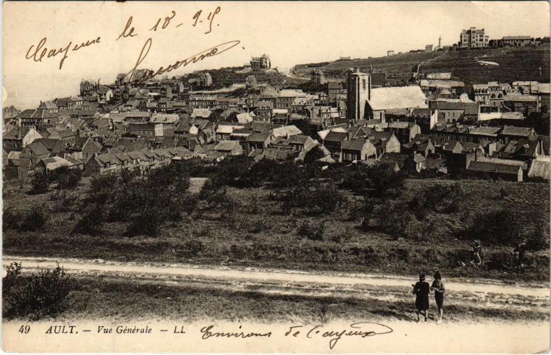 Carte postale ancienne Ault vue generale
