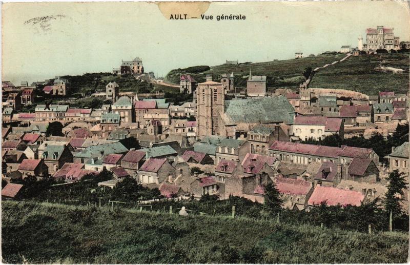 Carte postale ancienne Ault vue generale