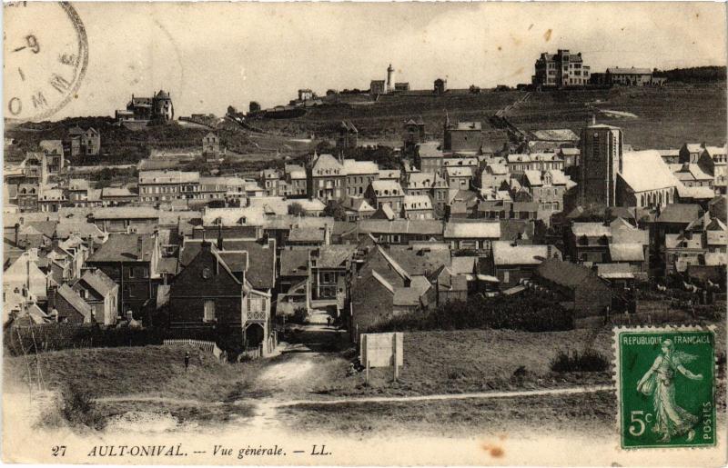 Carte postale ancienne Ault vue generale
