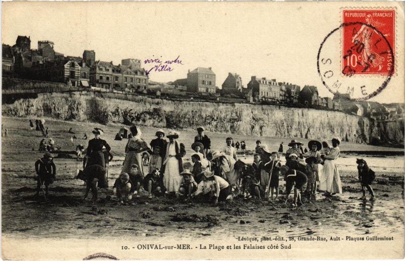 Carte postale ancienne Onival la plage