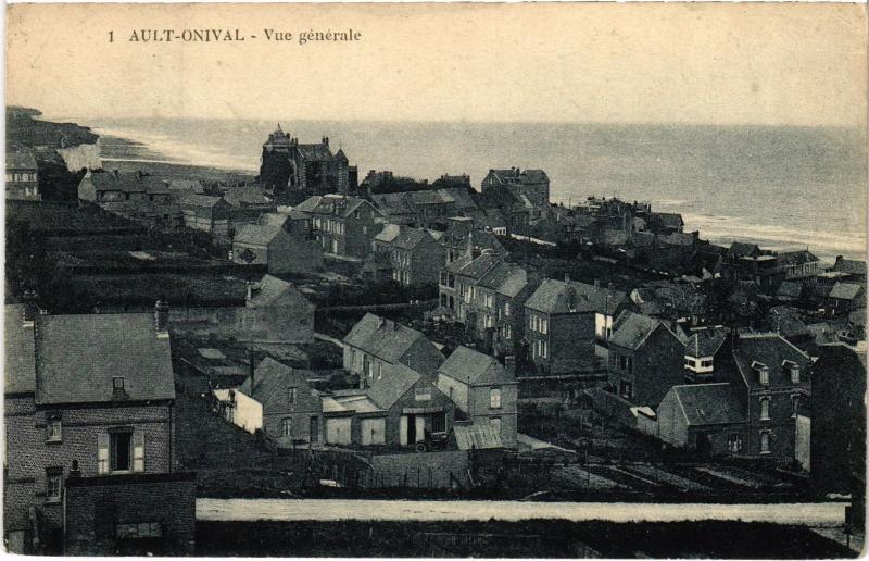 Carte postale ancienne Ault vue generale