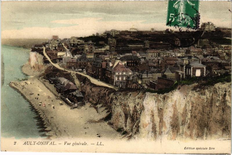 Carte postale ancienne Ault vue generale