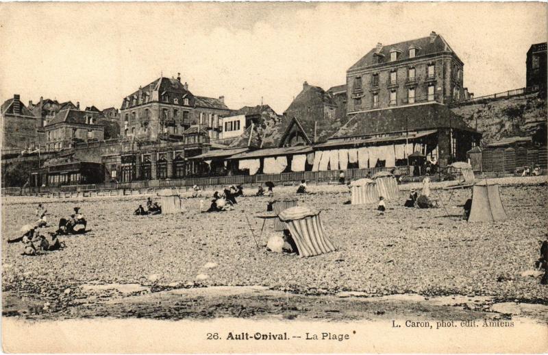 Carte postale ancienne Ault la plage