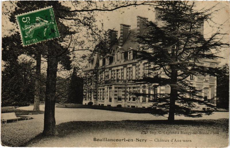 Carte postale ancienne Boillancourt Chateau d'Ansennes