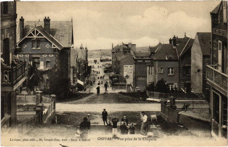 Carte postale ancienne Onival vue prise de la chapelle