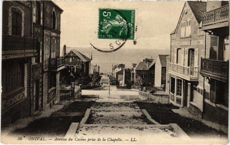 Carte postale ancienne Onival Avenue du Casino