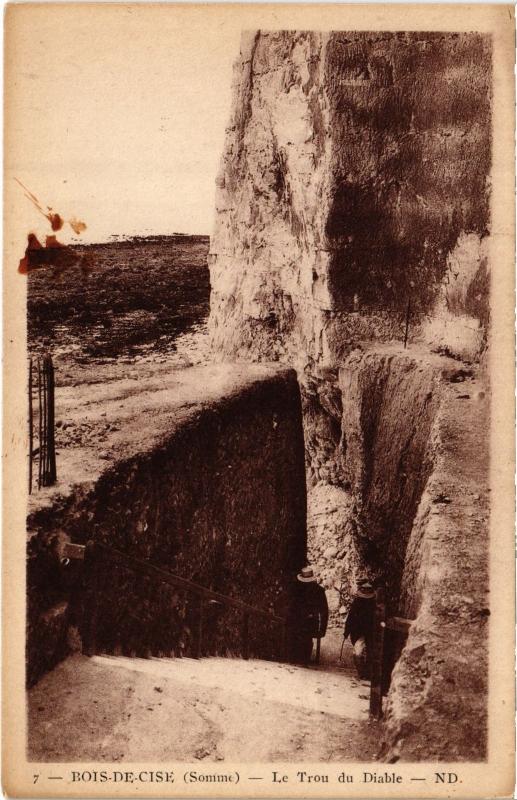 Carte postale ancienne Bois de Cise Trou du Diable