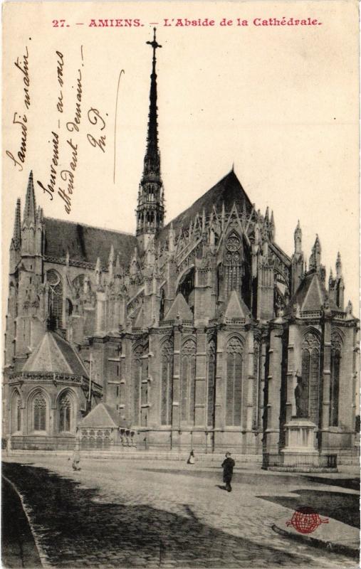 Carte postale ancienne Amiens la cathedrale à Amiens