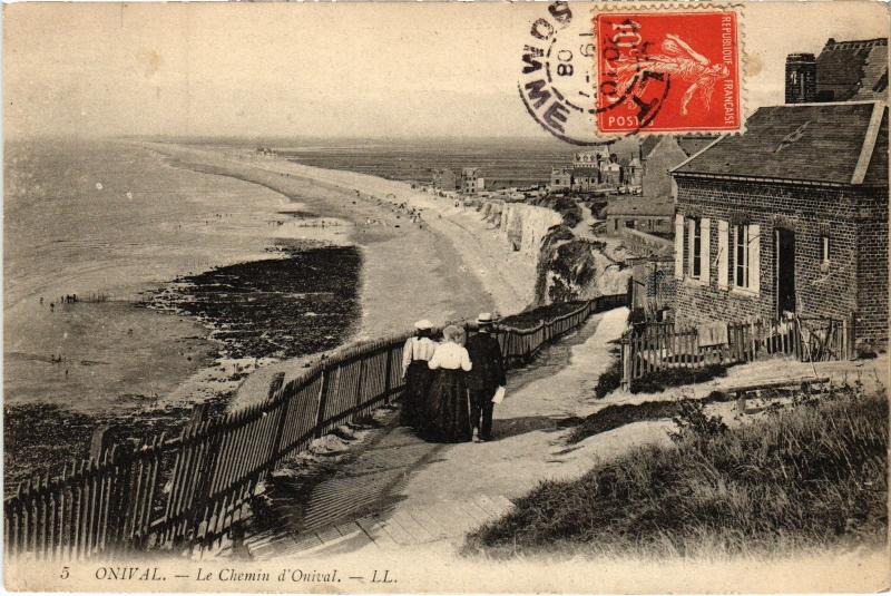 Carte postale ancienne Onival le chemin