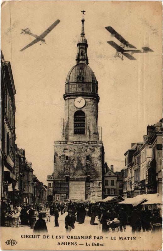 Carte postale ancienne Amiens le Beffroi à Amiens
