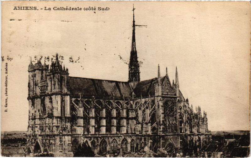 Carte postale ancienne Amiens la cathedrale à Amiens