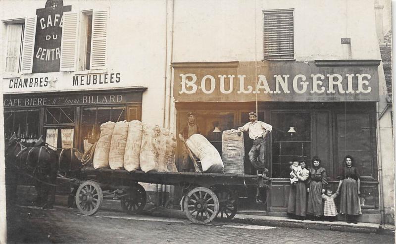 Carte postale ancienne Vitry Sur Seine - Carte Photo - 4 Rue Audigeois - Cafe Du Centre - Boulan à Vitry-sur-Seine