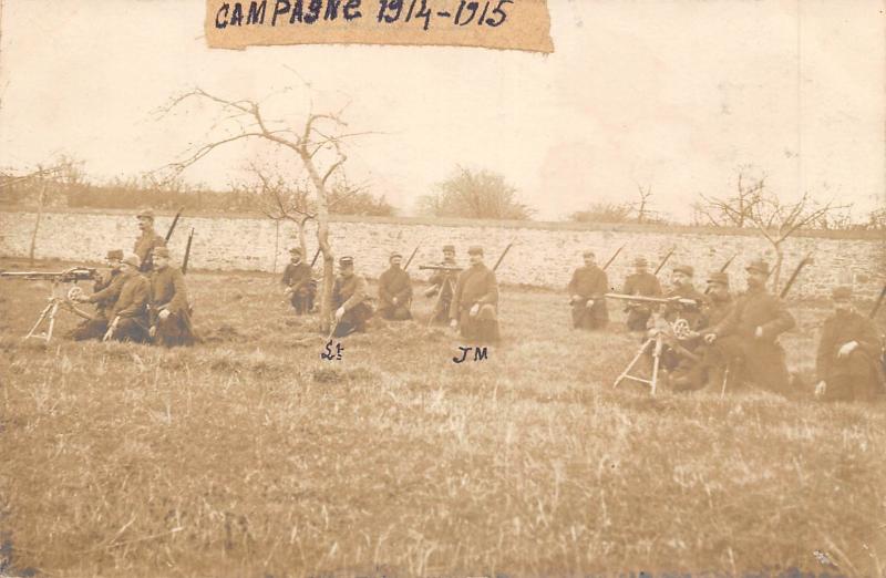 Carte postale ancienne Guerre - Carte Photo - Campagne 1914-1915 - Roche Les Beaupres