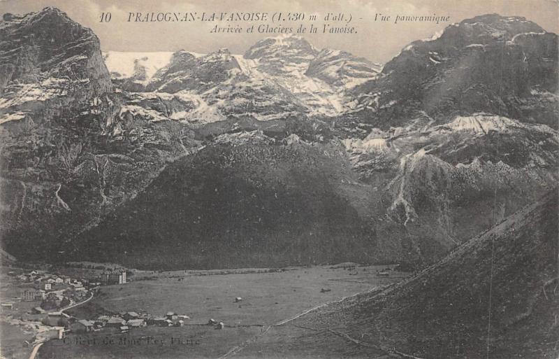 Carte postale ancienne Pralognan La Vanoise - Arrivee Et Glaciers De La Vanoise à Pralognan-la-Vanoise