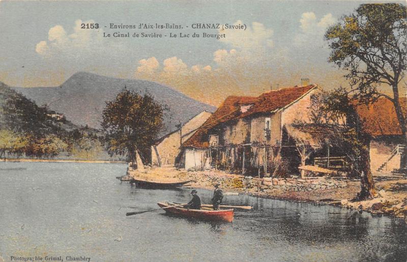 Carte postale ancienne Chanaz - Canal De Saviere à Chanaz