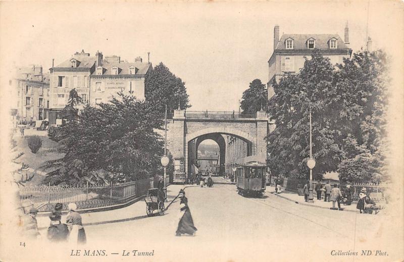 Carte postale ancienne Le Mans - Le Tunnel au Mans