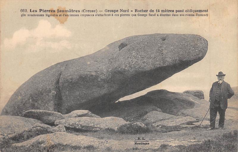 Carte postale ancienne Les Pierres Jaumatres - Groupe Nord