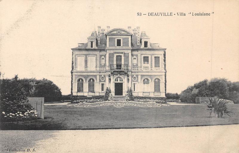 Carte postale ancienne Deauville - Villa Louisiane à Deauville