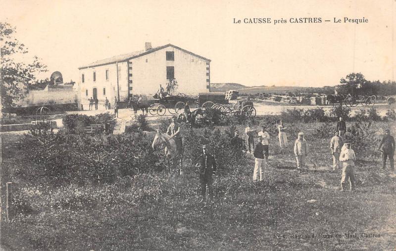 Carte postale ancienne La Causse Pres Castres - La Pesquie à Castres