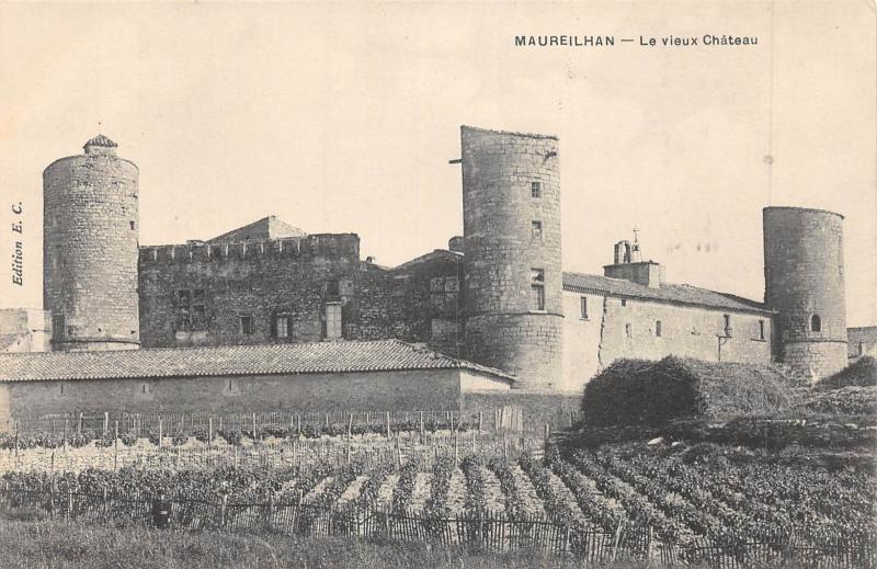 Carte postale ancienne Maureilhan - Le Vieux Chateau à Maureilhan
