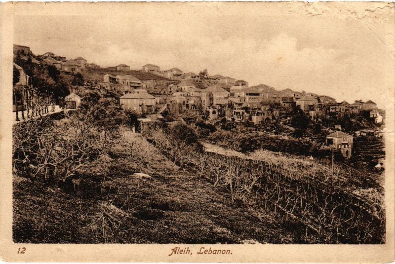 Carte postale ancienne Aleih Lebanon